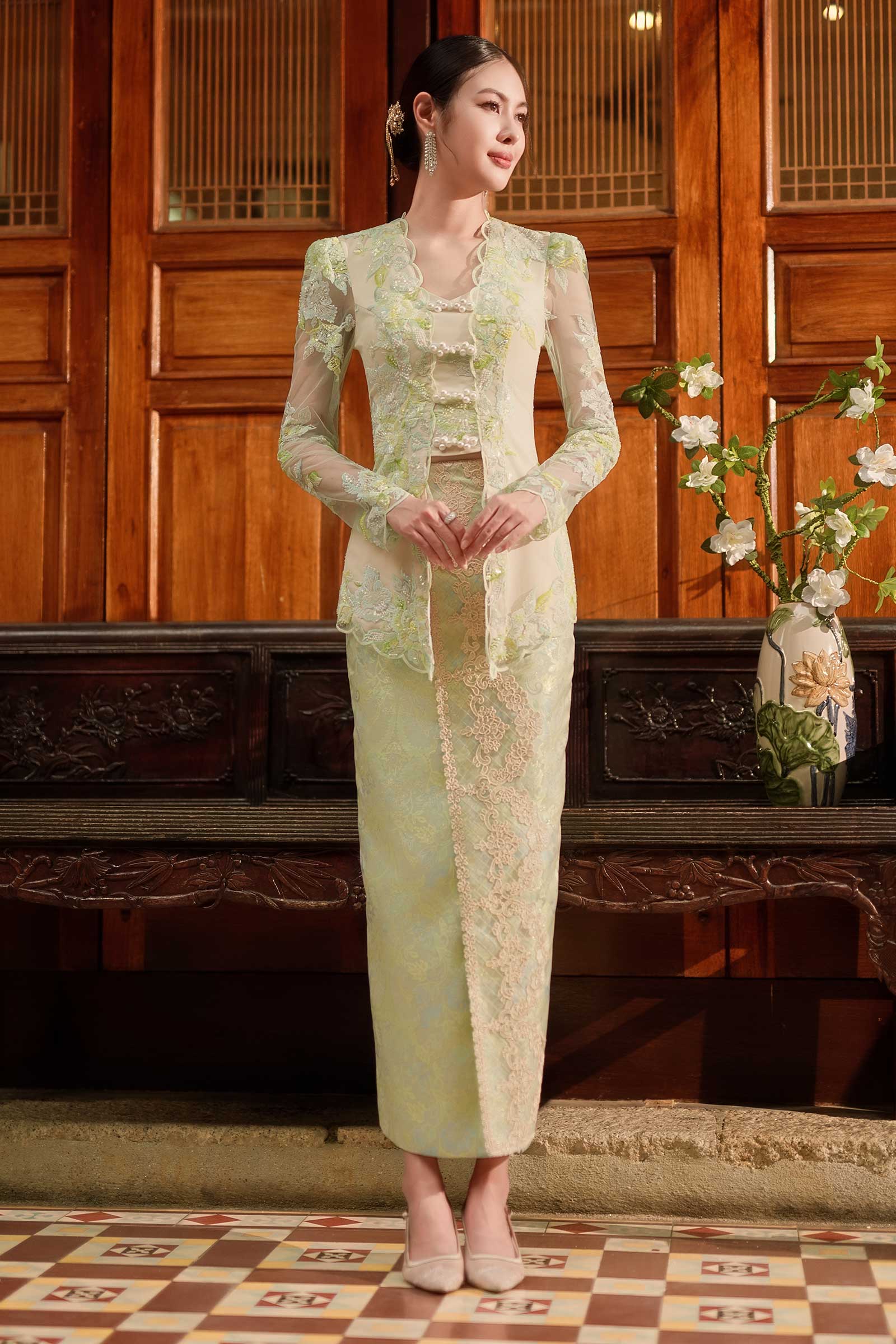 Lysanne Skirt (Green)