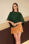 Lunaira Multiway Romper (Green+Brown)