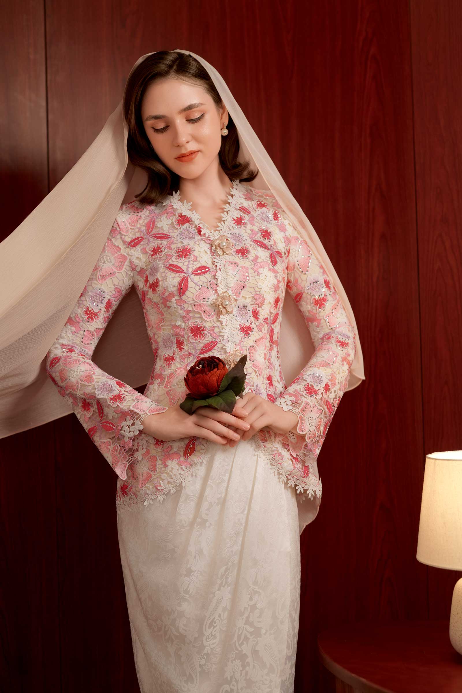 Rose Kebaya Top