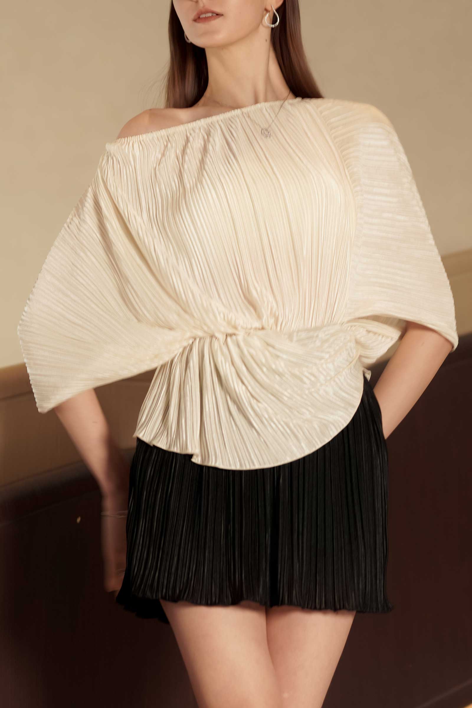 Lunaira Multiway Romper (Pearl+Black)