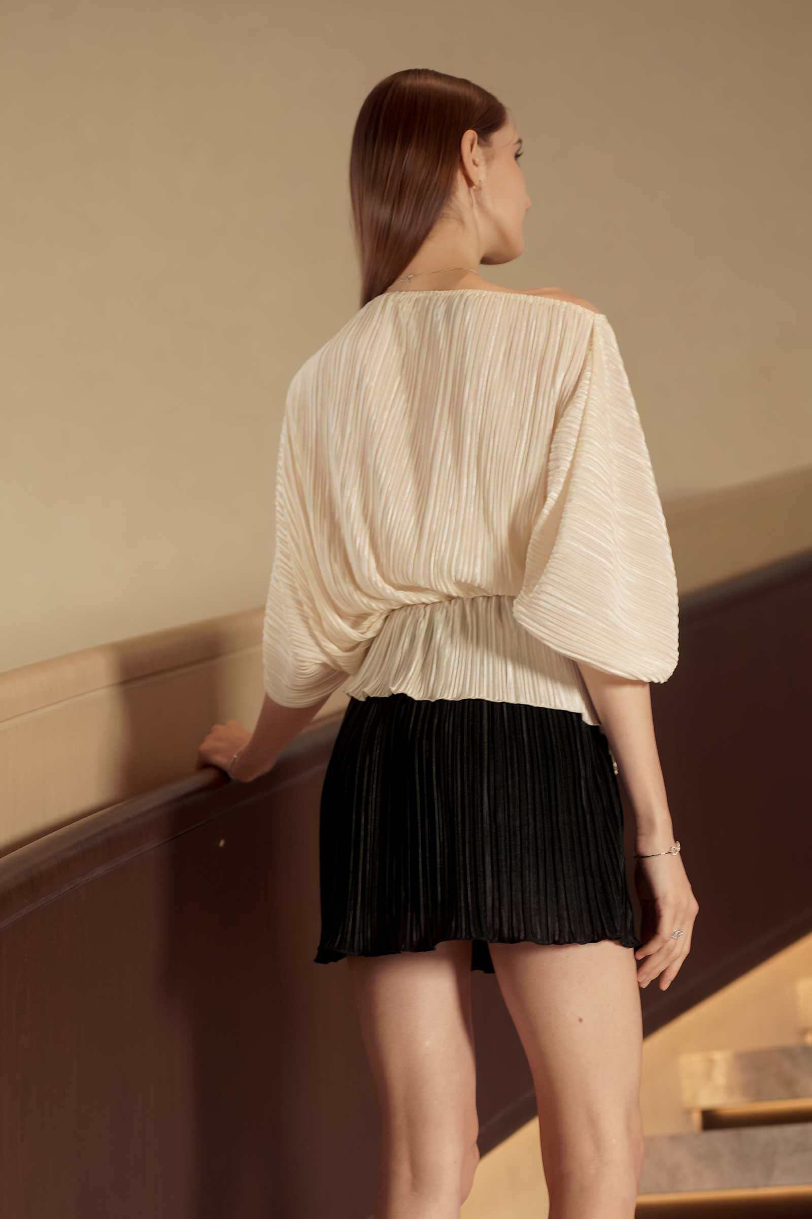 Lunaira Multiway Romper (Pearl+Black)