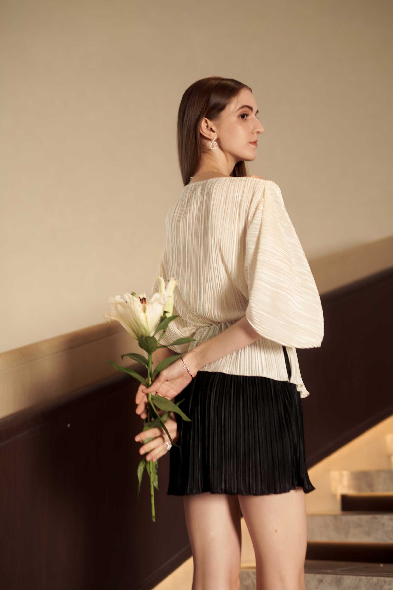 Lunaira Multiway Romper (Pearl+Black)