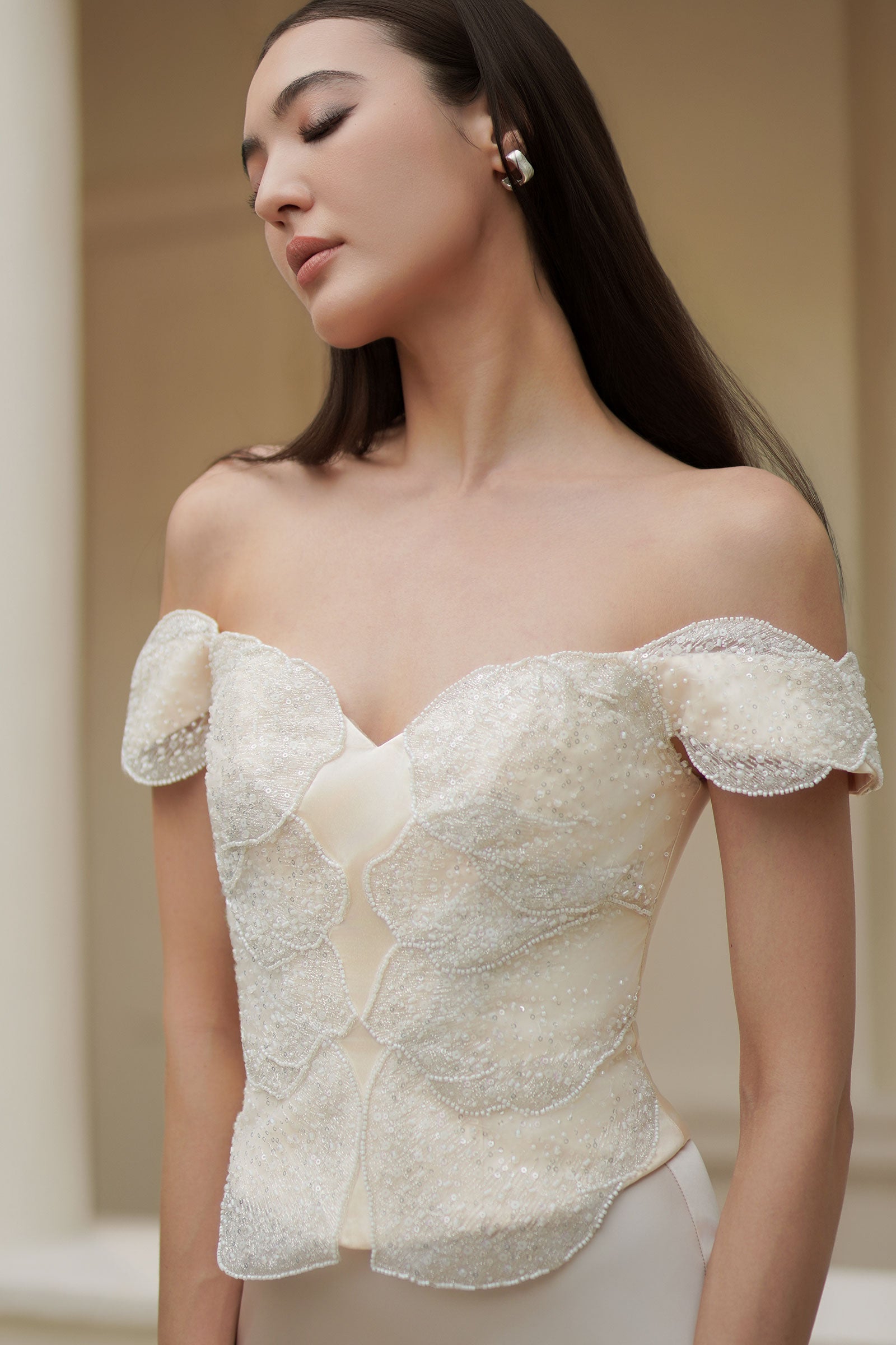 Maison Corset Top (Pearl)
