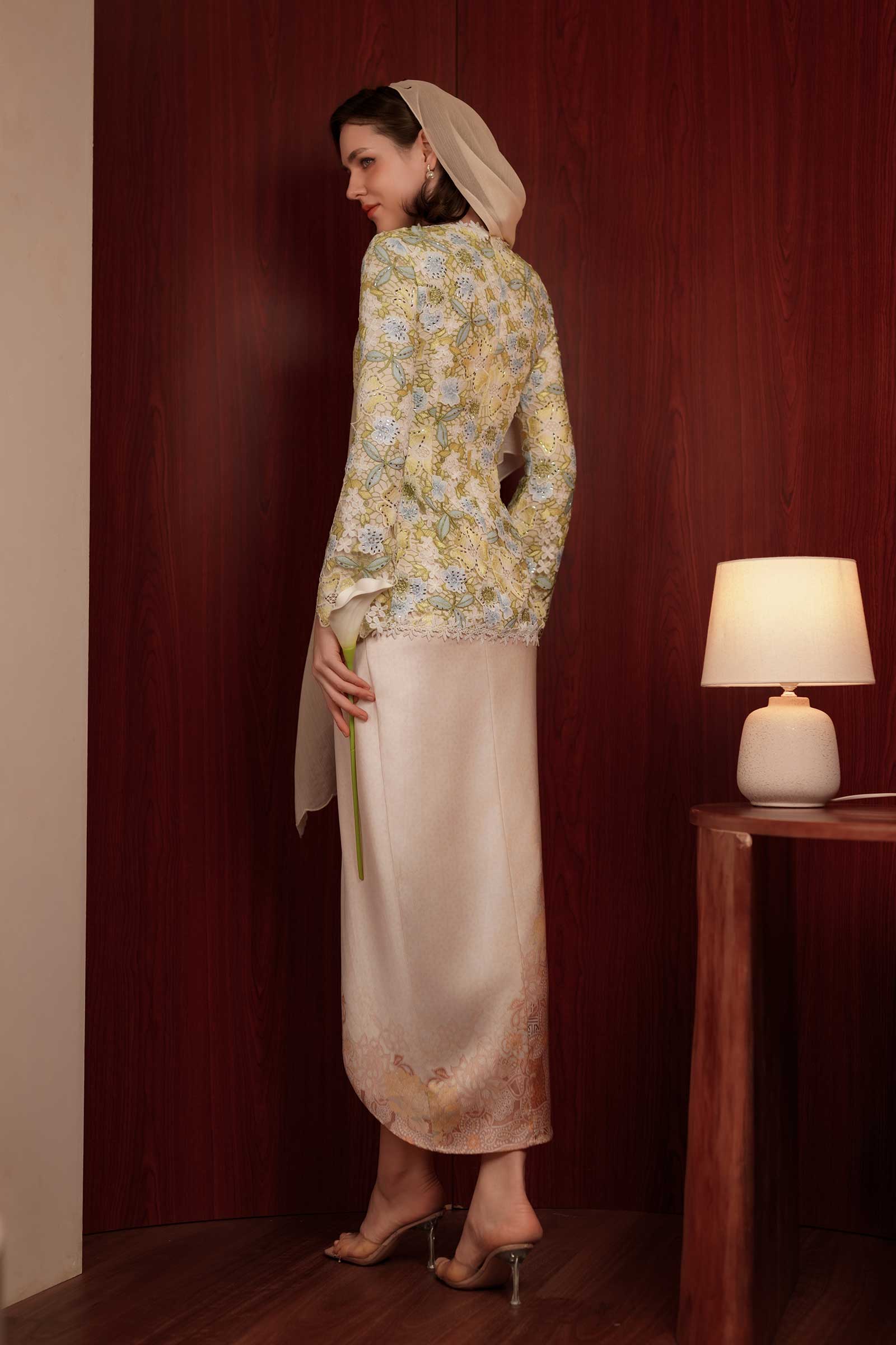 Ariana Heritage Kebaya Set (Green)