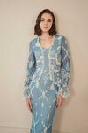 Rosalie Kebaya Top (Bluebell)