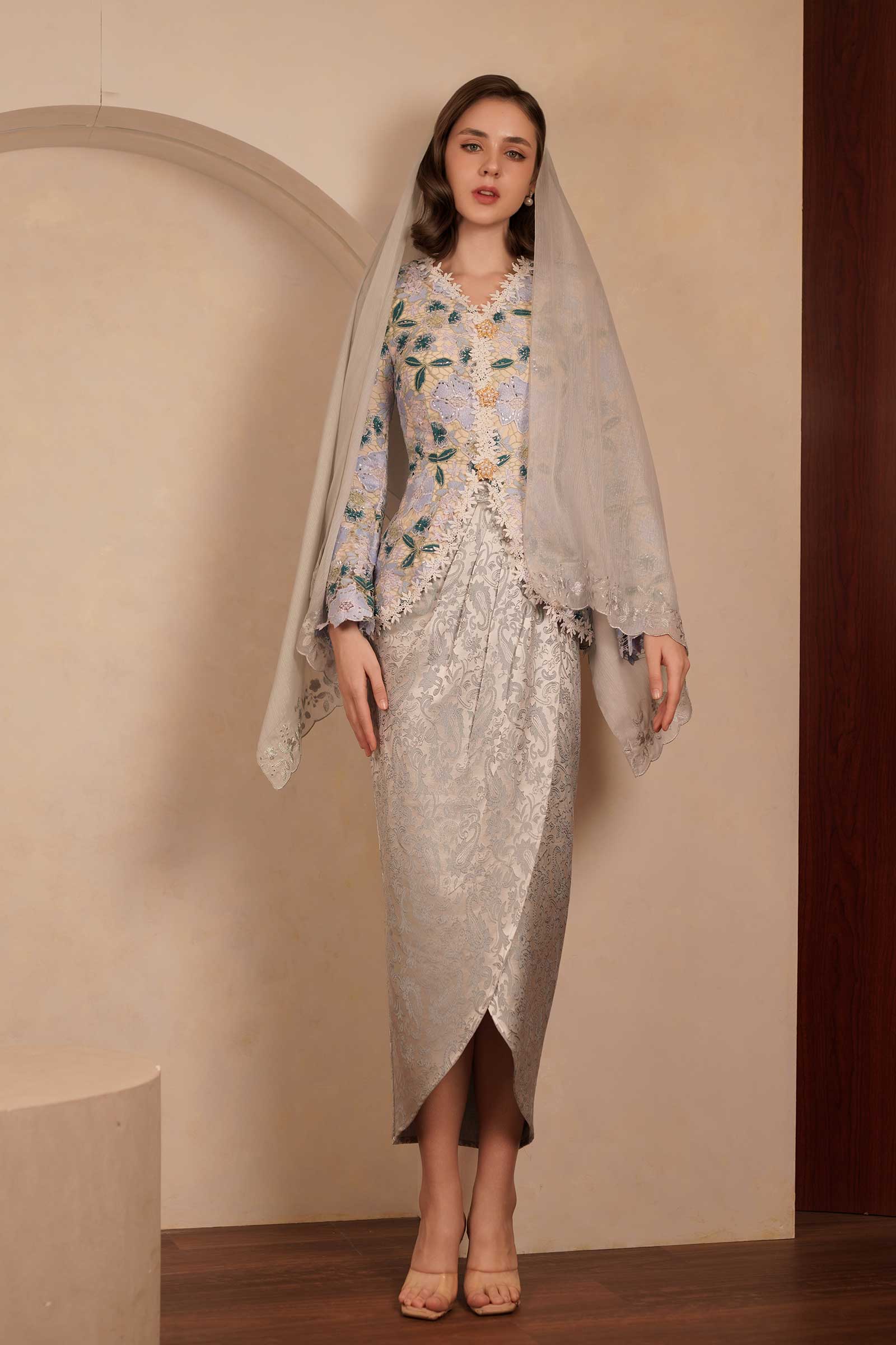 New Seroja Skirt (Blue)