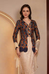 Kemboja Modern Kebaya Set (Champagne)