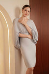 Jen Dress (Greyish Blue)