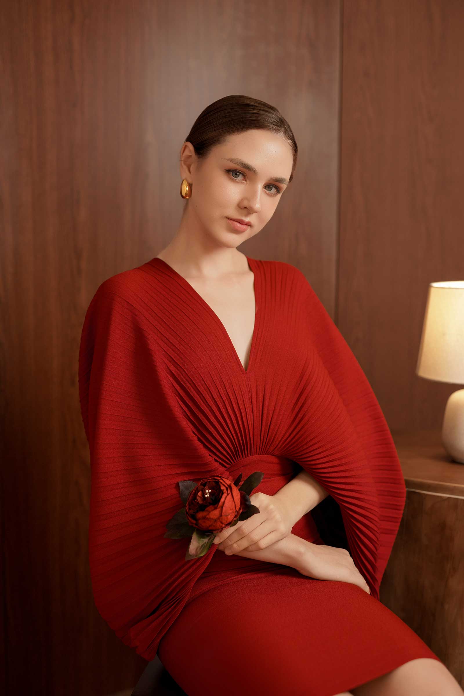 Jen Dress (Red)