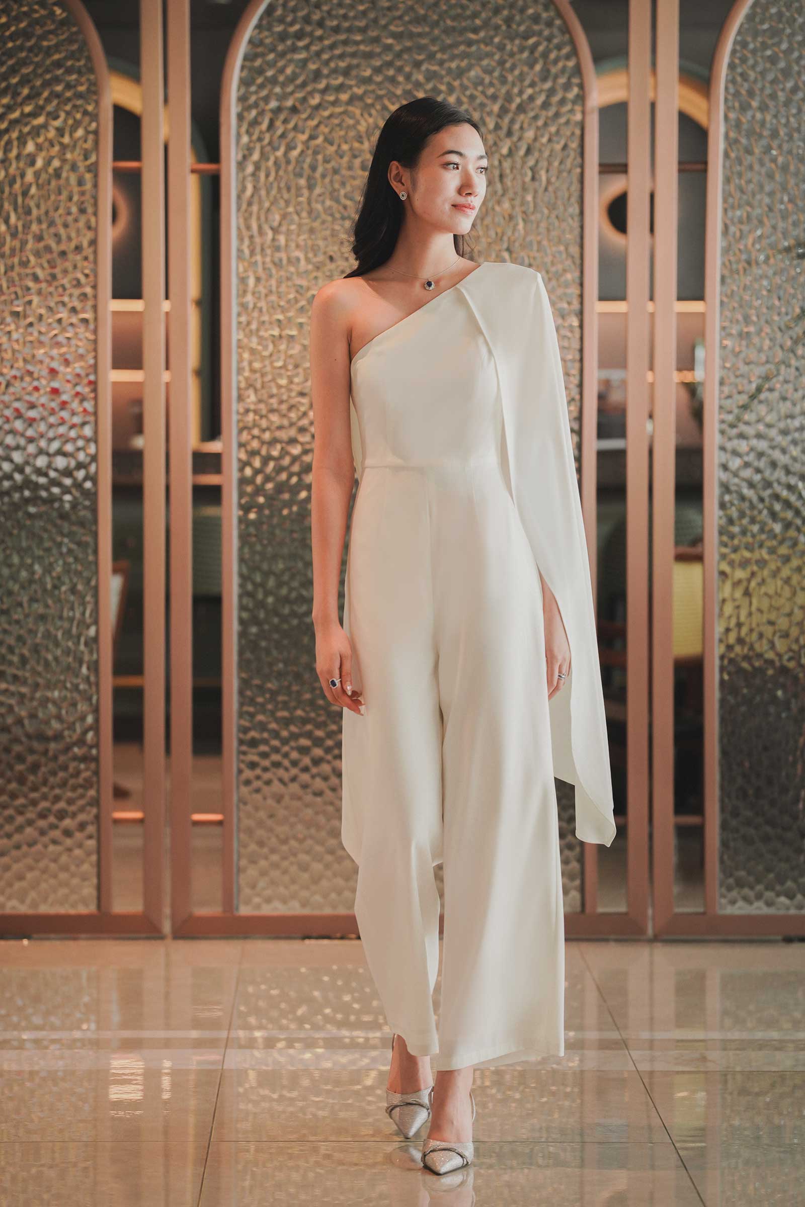 Daveir Jumpsuit (White)