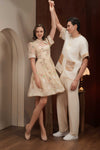 Fleur Qipao (Champagne)