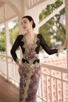 Soleil Kebaya Set (Black)