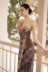 Soleil Kebaya Dress (Rich Brown)