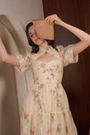Fleur Qipao (Champagne)