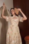 Fleur Qipao (Champagne)