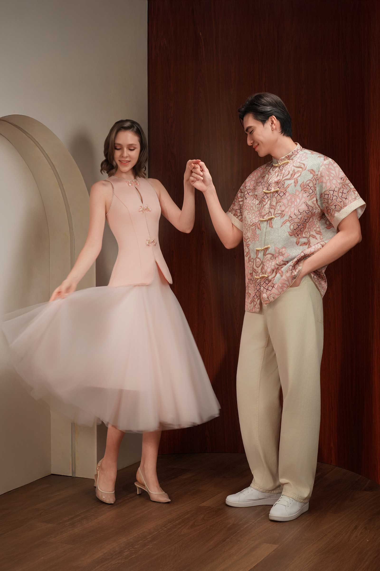 Lotus Men Samfu (Pink)
