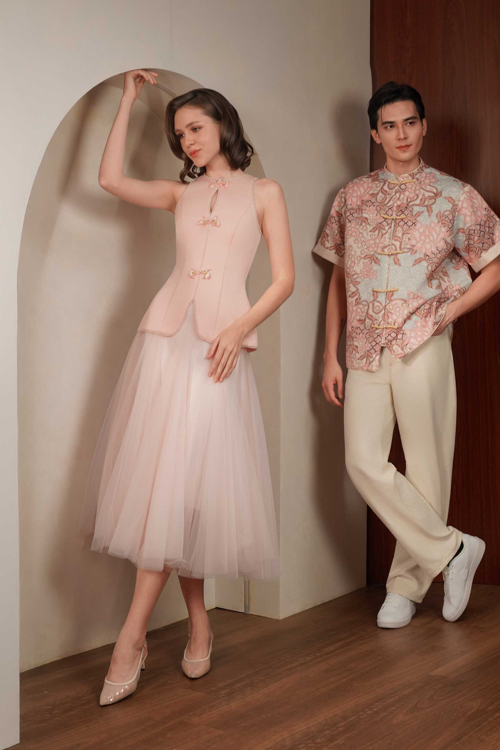 Lotus Men Samfu (Pink)