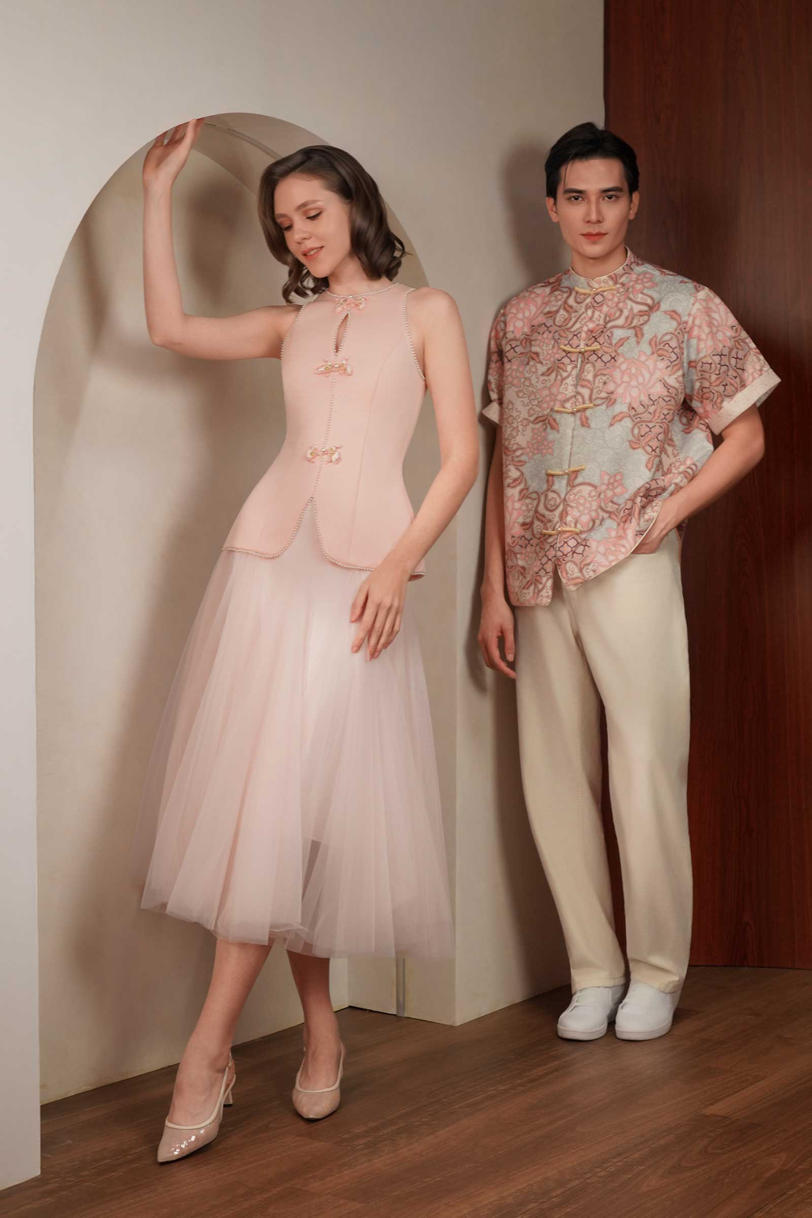 Lotus Men Samfu (Pink)
