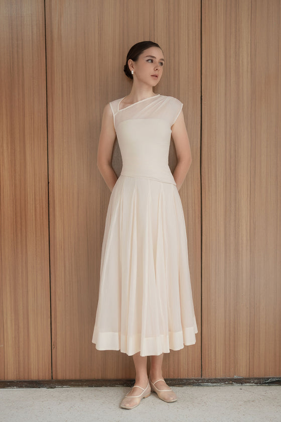 dudu cream dress Jasmine (Cream) – DoubleWoot What to Wear to Color:Frog quietlybold Tulle skirt it flatters all body