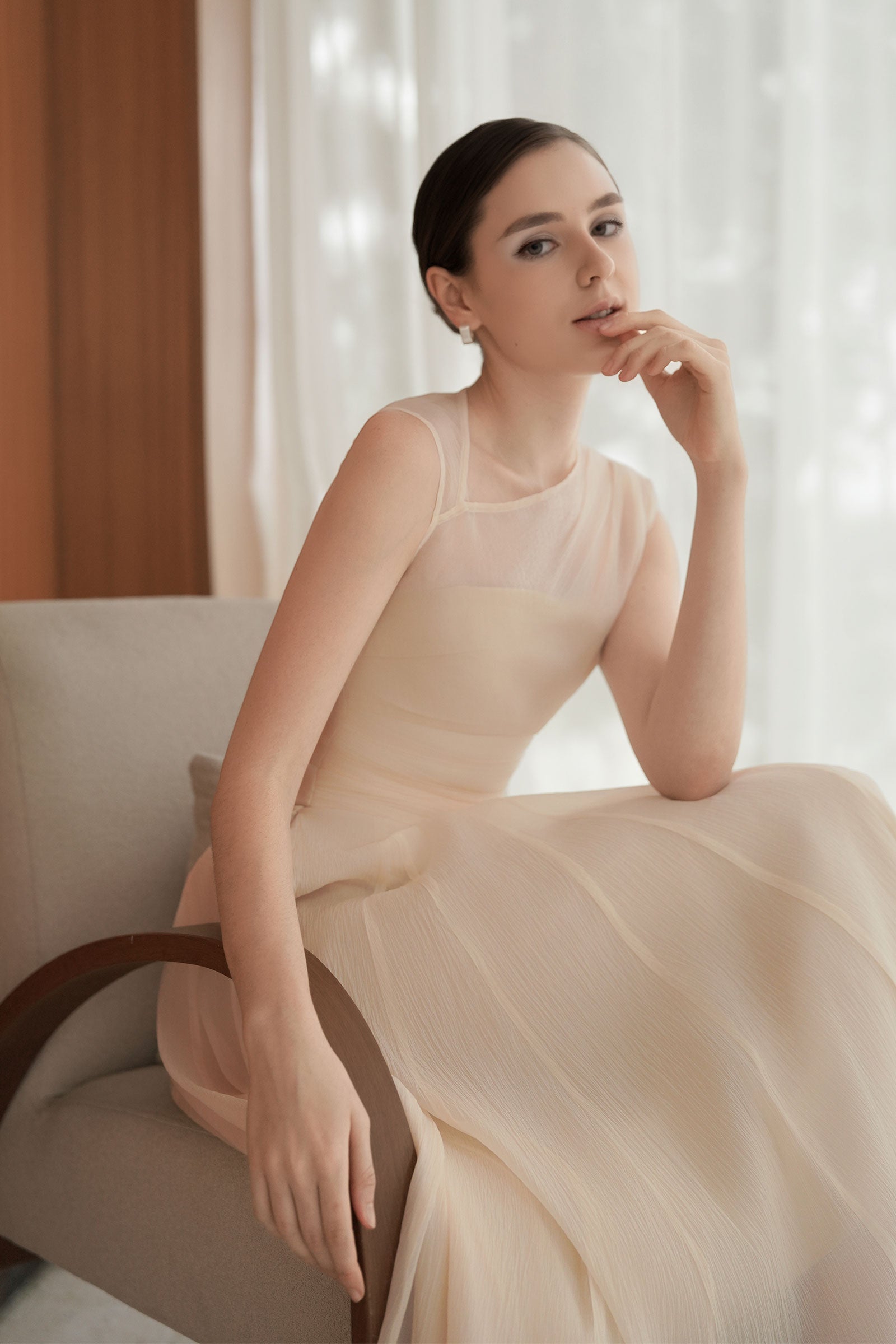 Jasmine Dress (Cream)