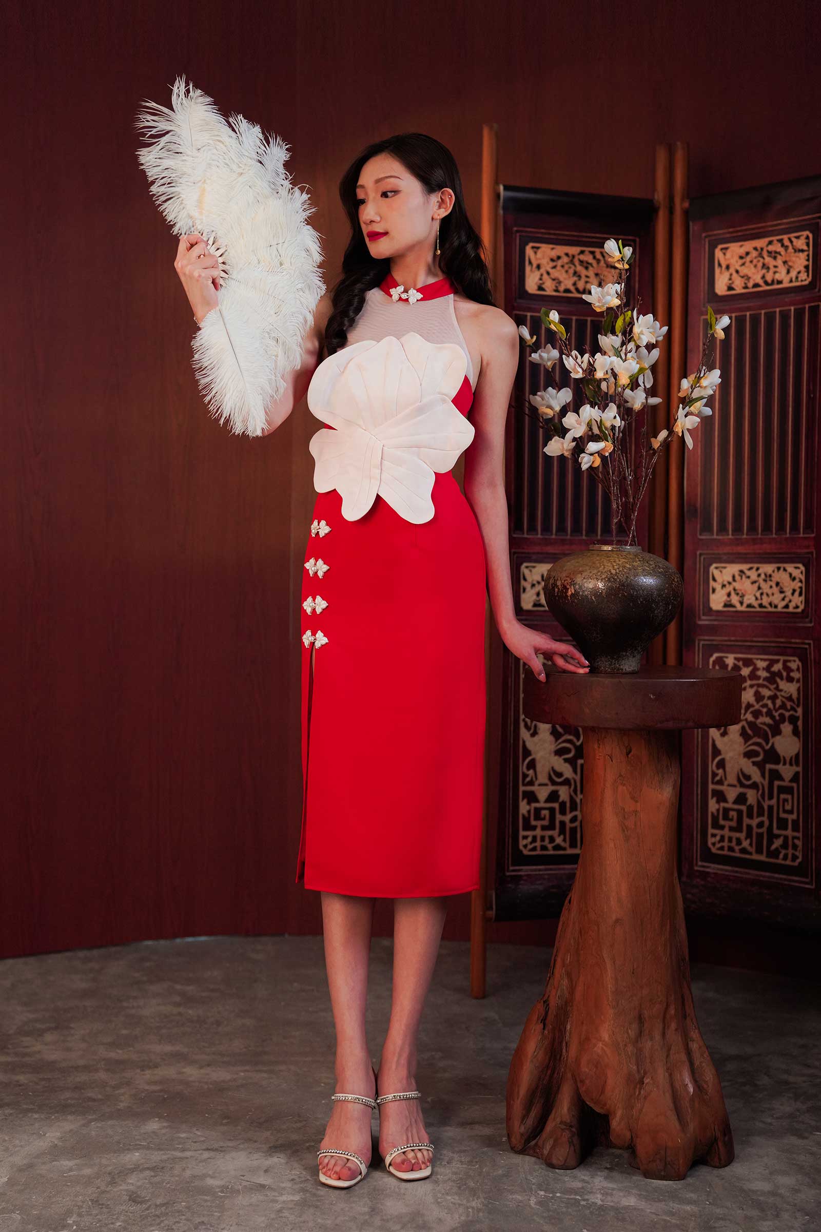 Chun Hua Qipao (Red)