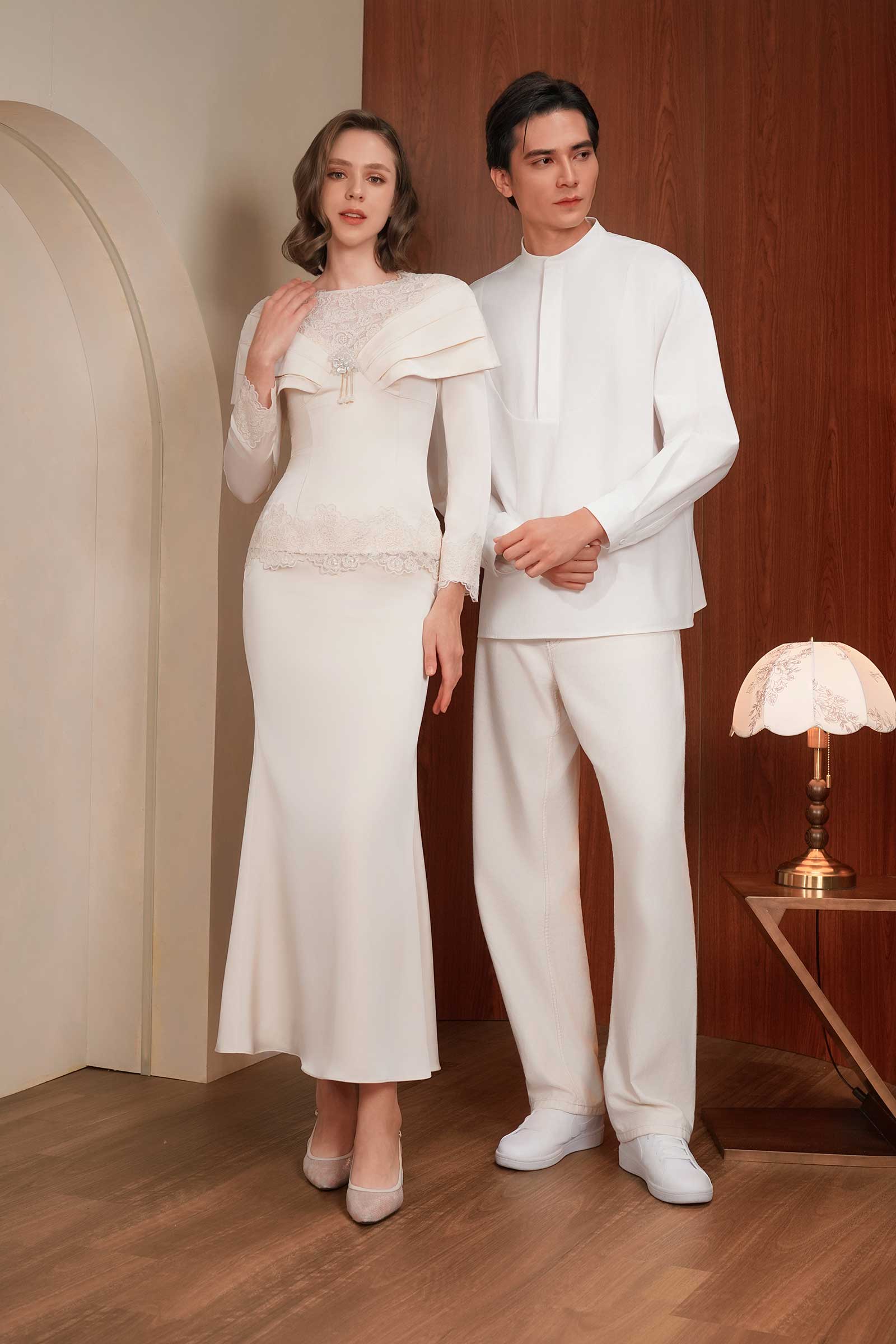 Rembulan Kebaya Set (Champagne)