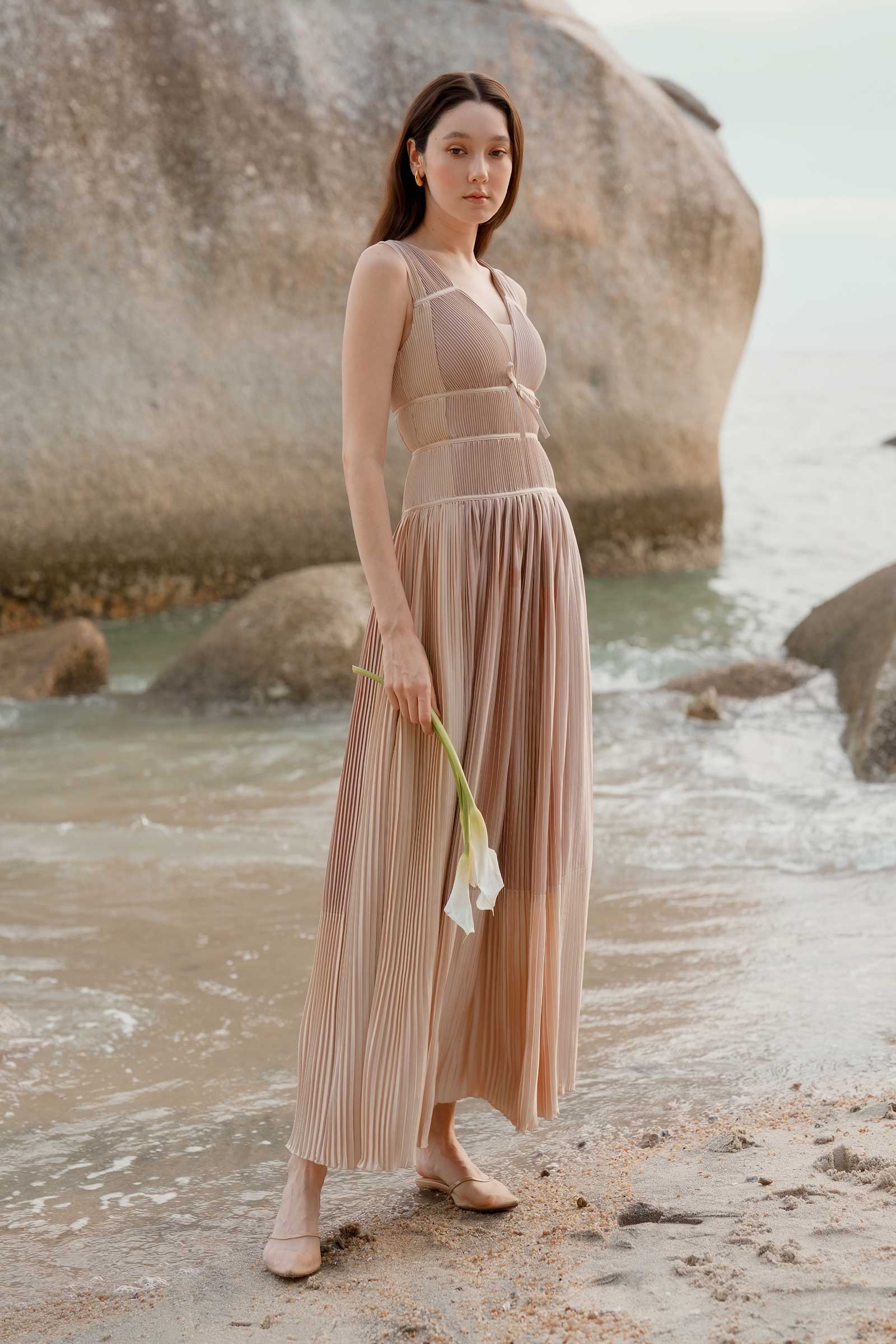 Dazelle Dress (Champagne)