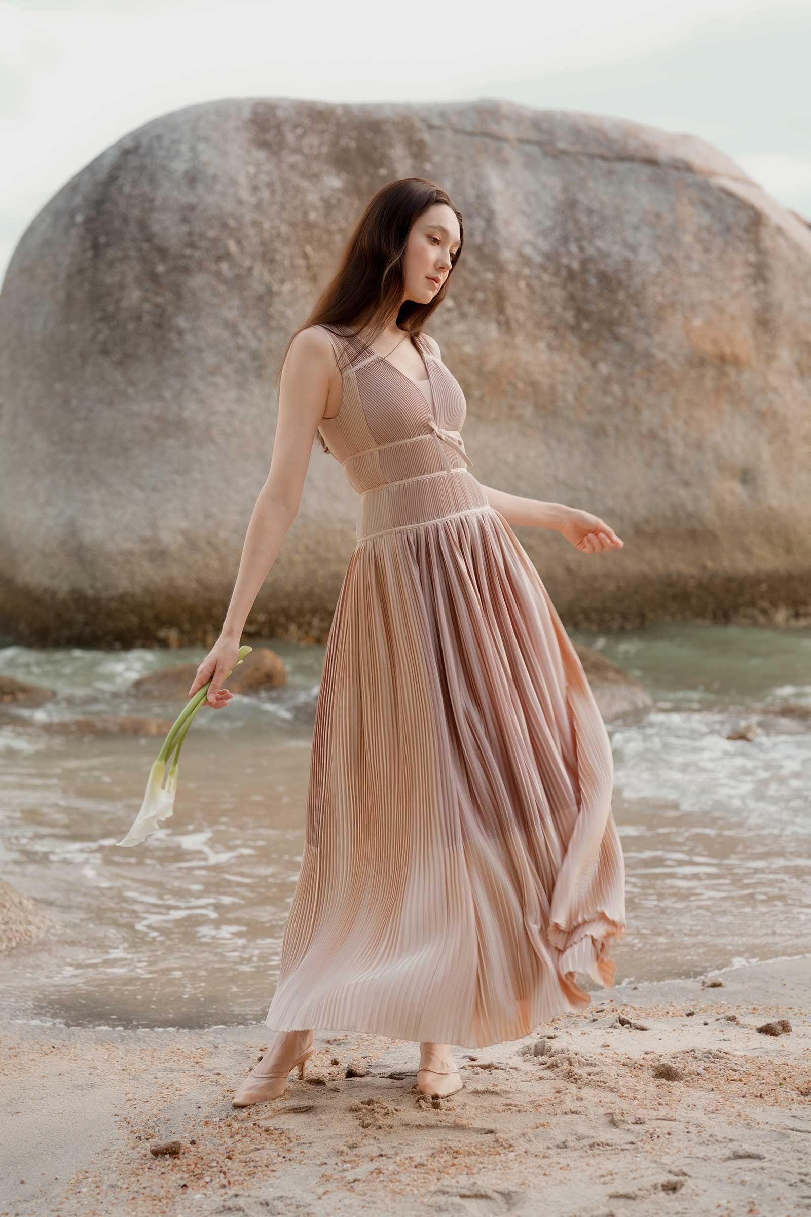 Dazelle Dress (Champagne)