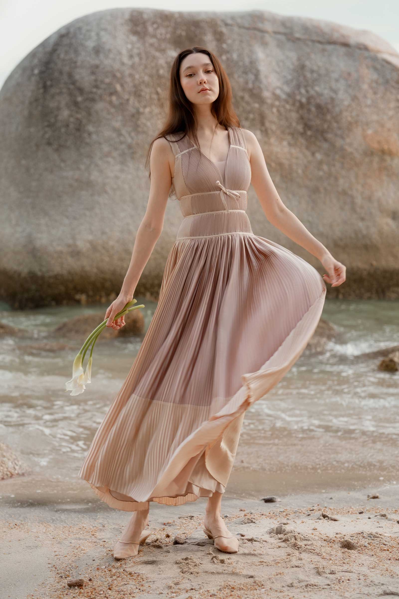 Dazelle Dress (Champagne)