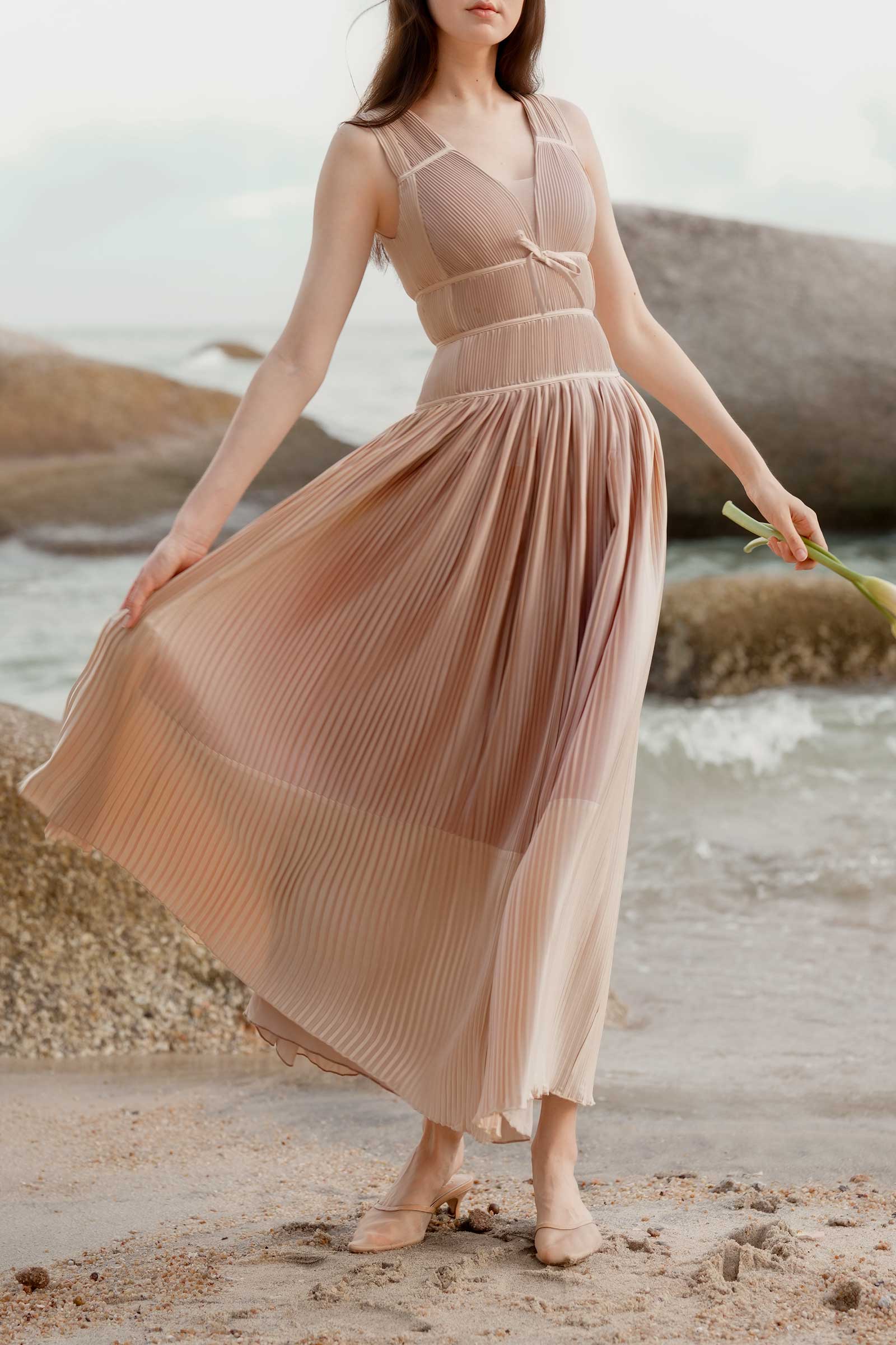 Dazelle Dress (Champagne)