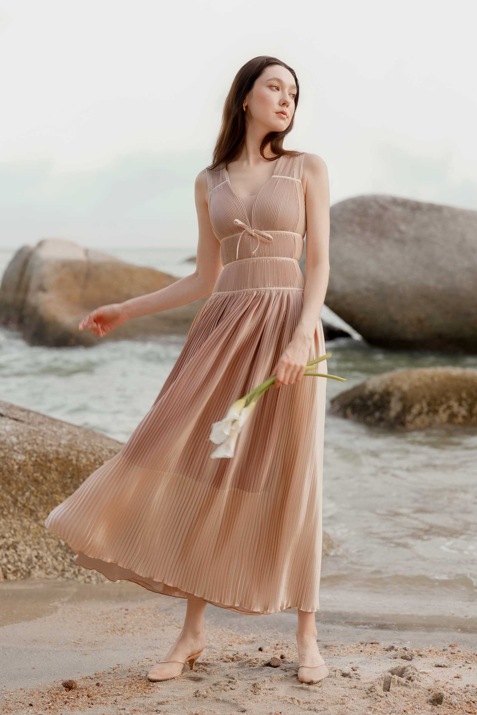 Dazelle Dress (Champagne)