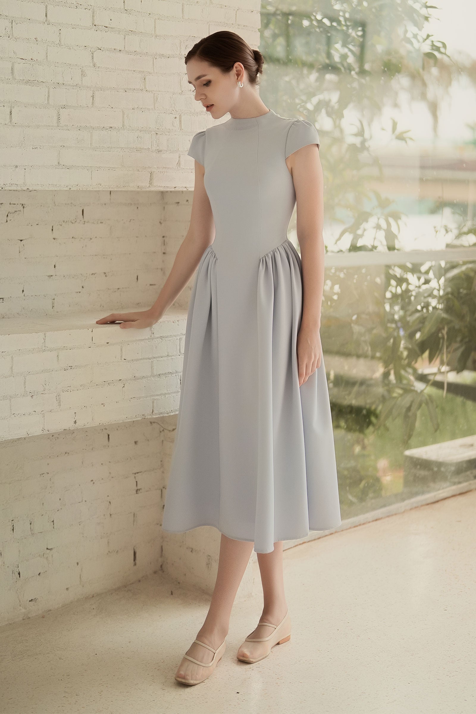 Élodie Dress (Grey)