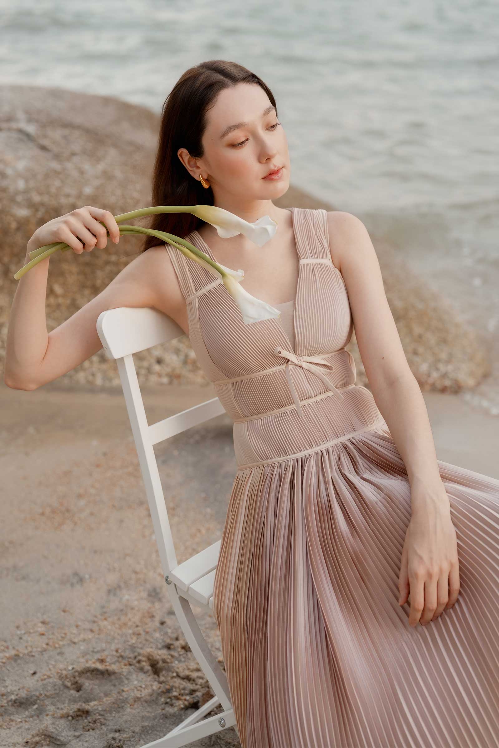 Dazelle Dress (Champagne)