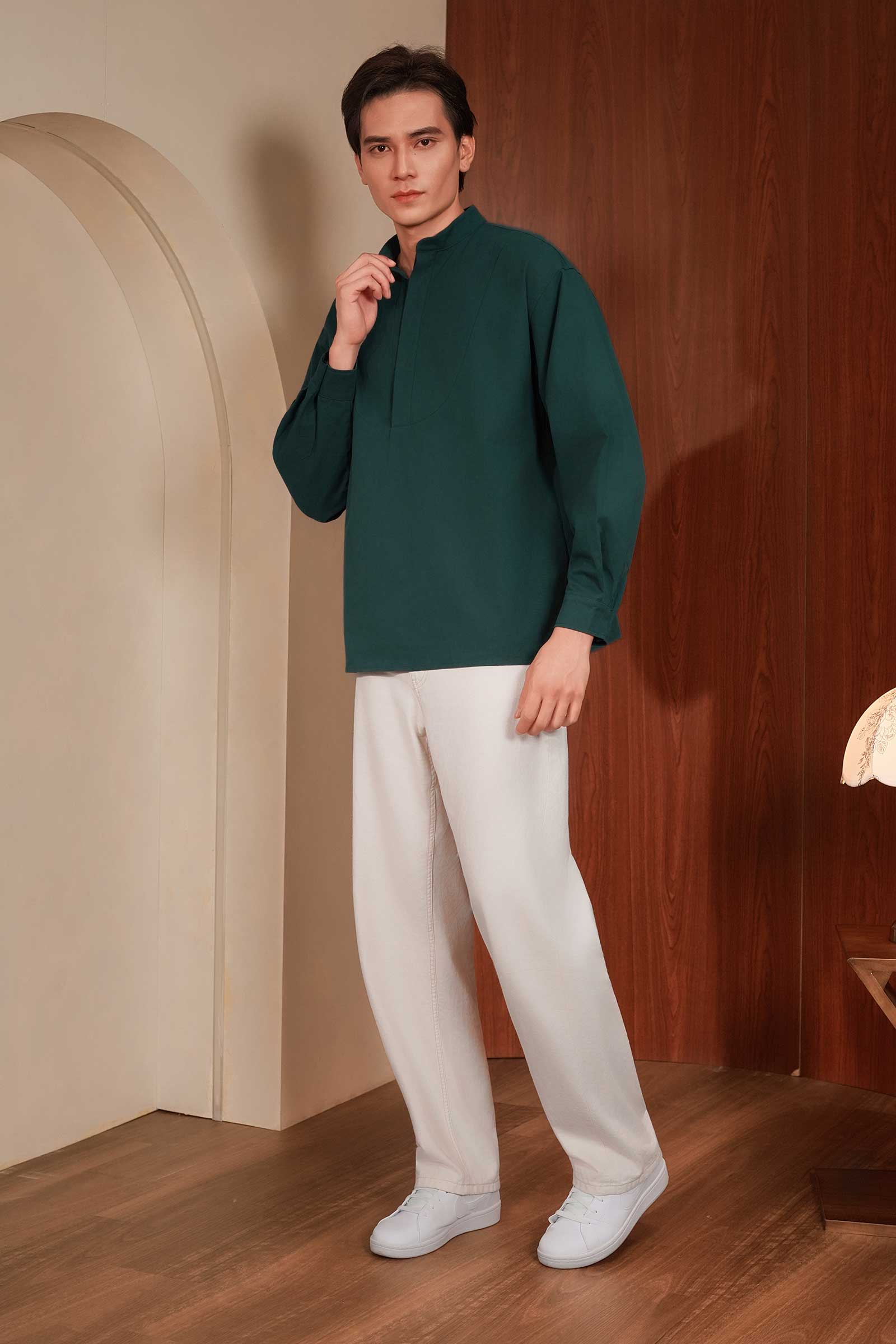 Johan Men Shirt (Teal)