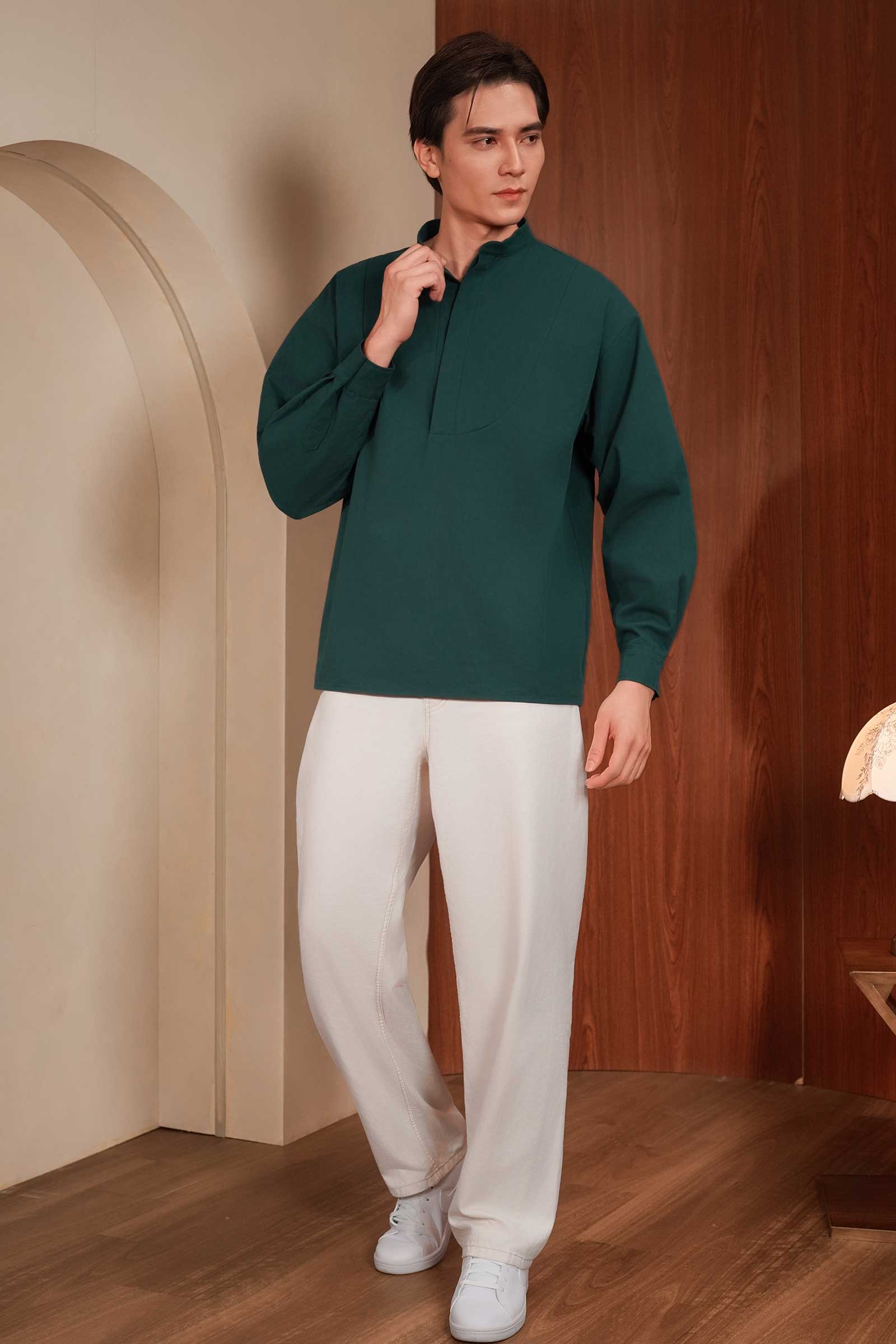 Johan Men Shirt (Teal)
