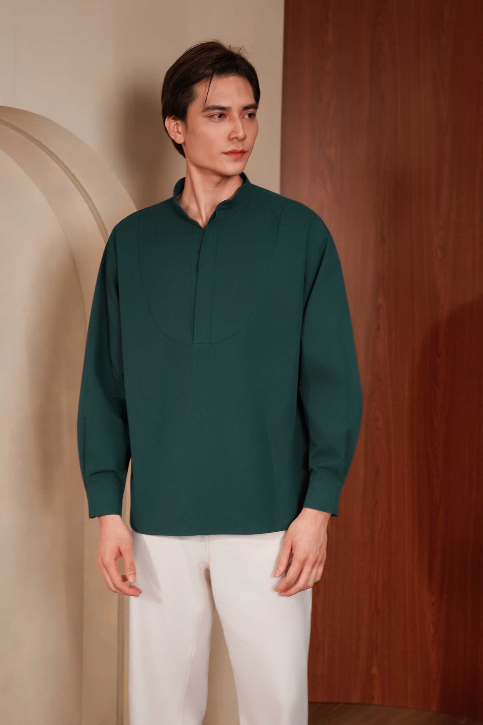 Johan Men Shirt (Teal)