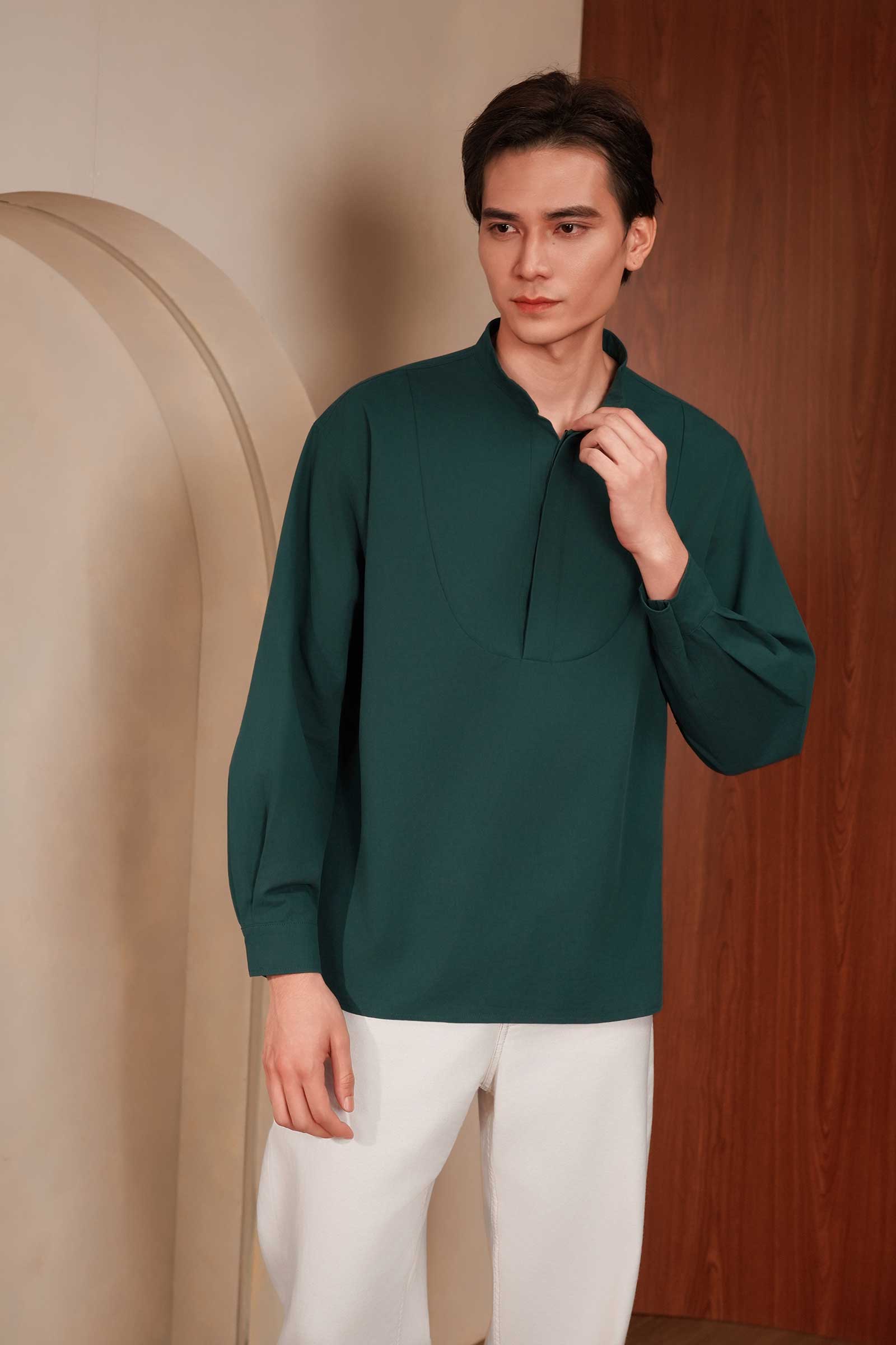 Johan Men Shirt (Teal)