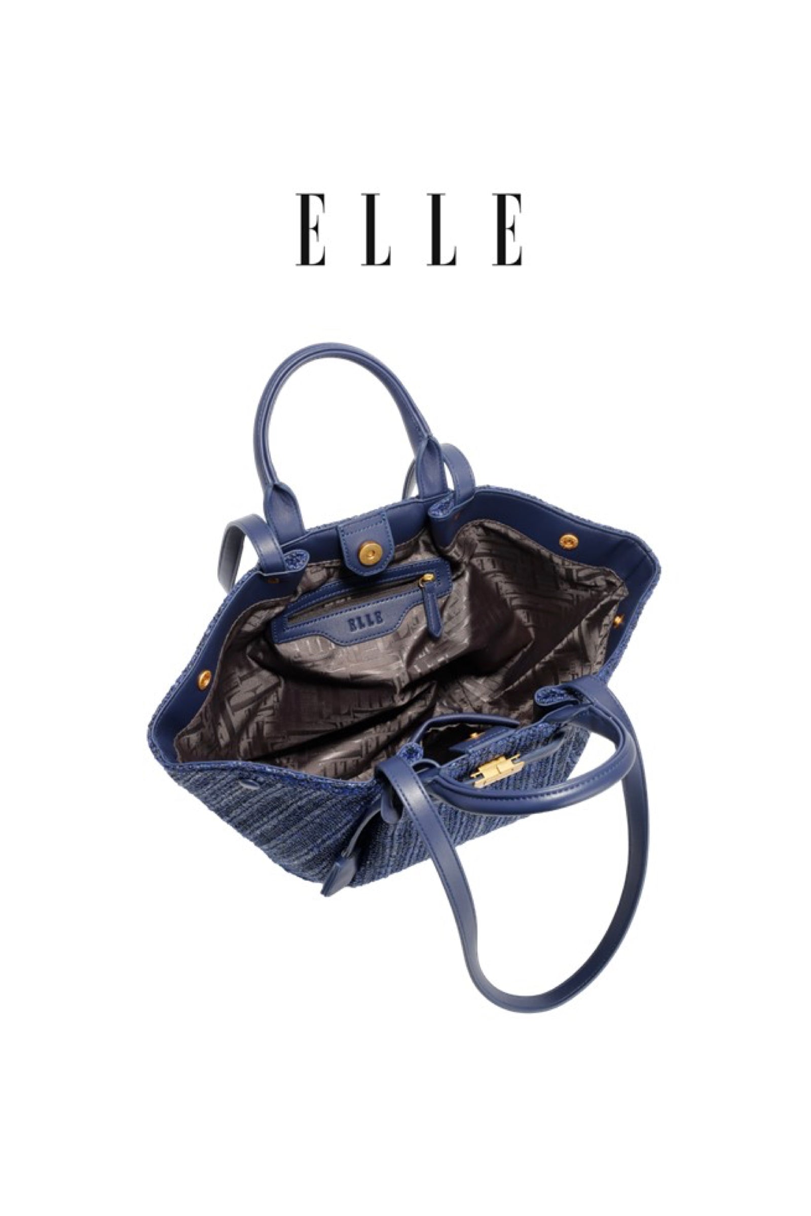 ELLE: SHILOH TOTE BAG (Navy)