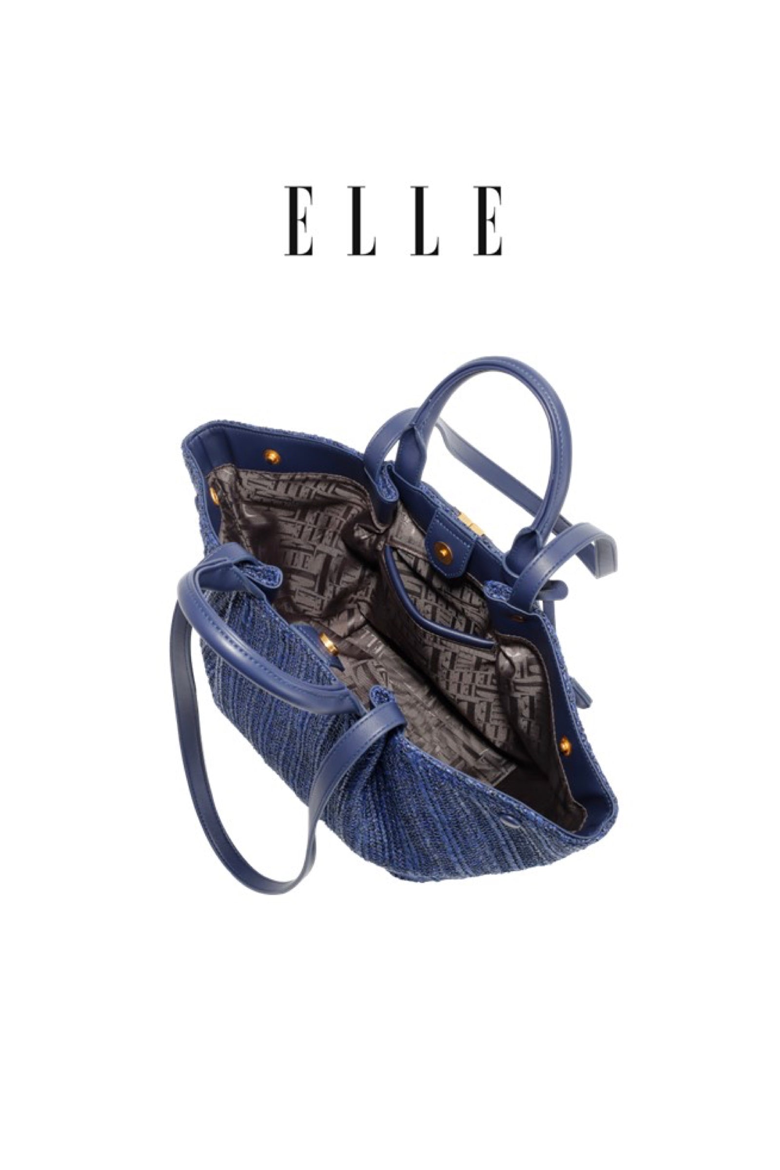 ELLE: SHILOH TOTE BAG (Navy)