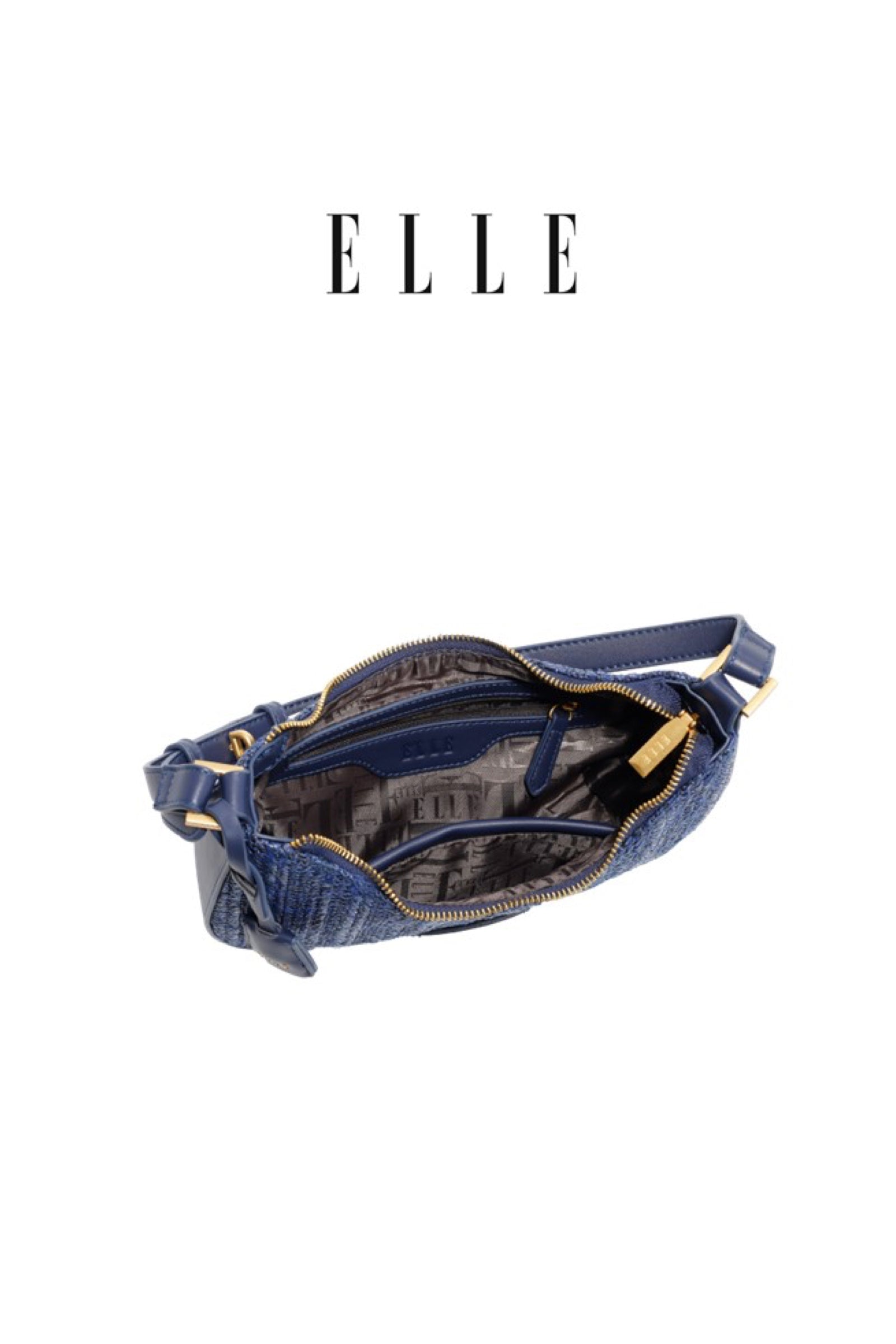 ELLE: SHILOH HOBO BAG (Navy)