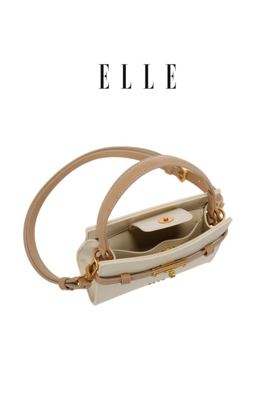 ELLE: ELIZABETH MINI BAG (Beige)