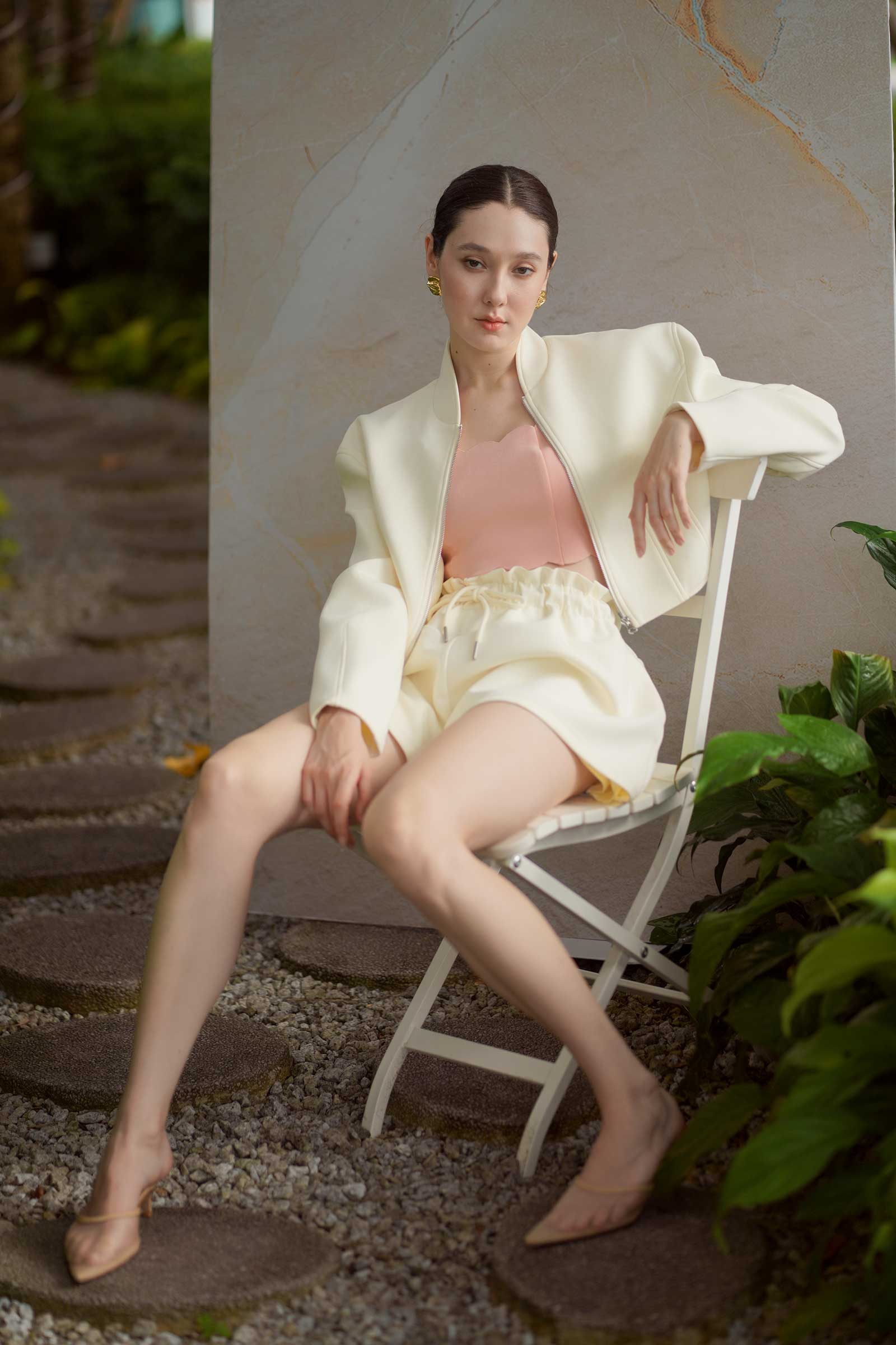 Devaya Scallop Top (Coral)