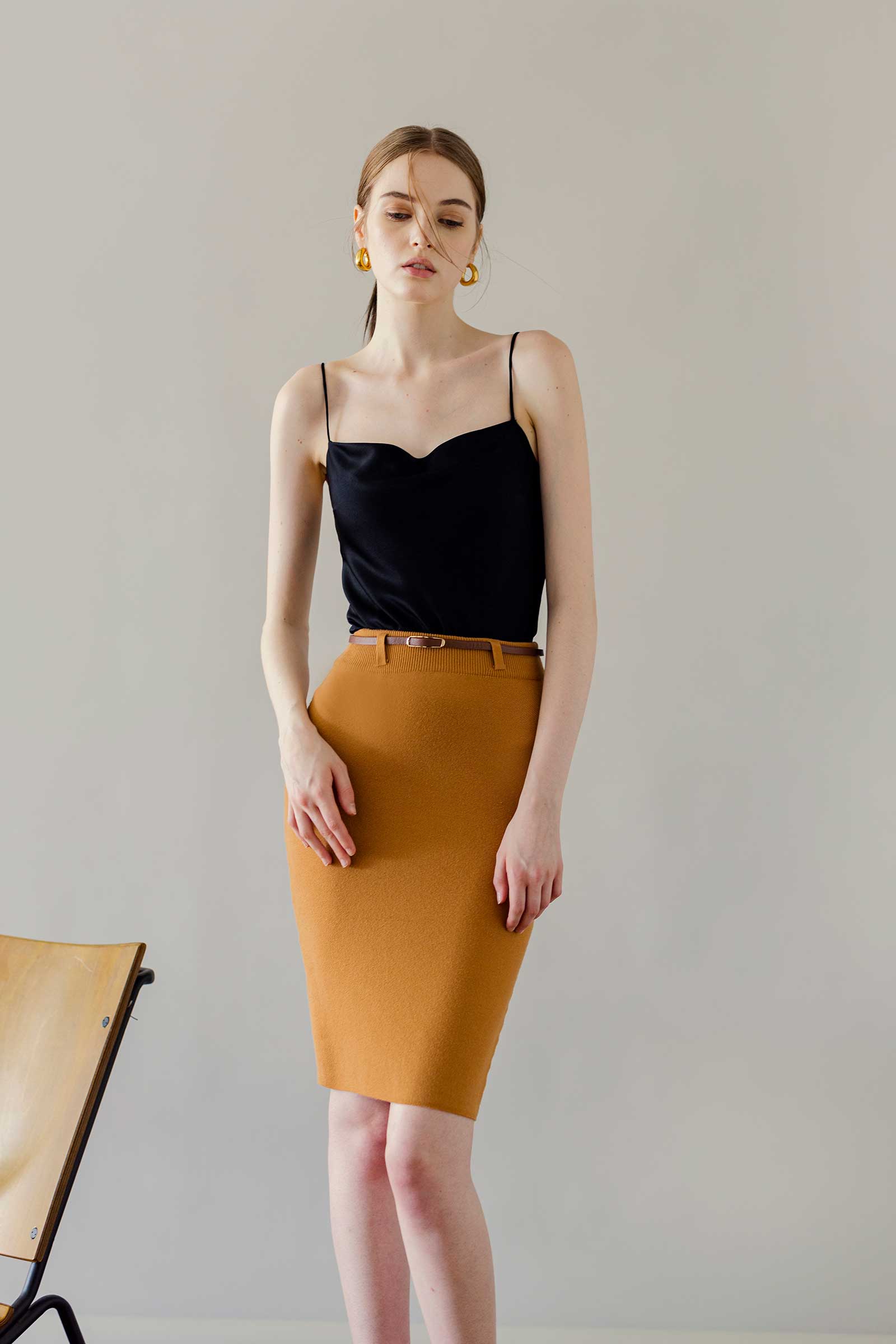 Duvia Skirt (Chesnut)