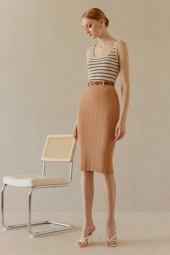 Dinierv Skirt (Brown)