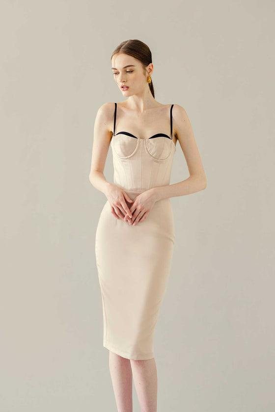 Duscier Dress (Champagne)