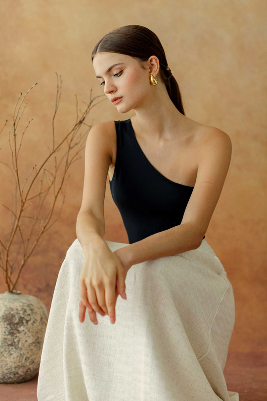 Dutte Bodysuit (Black) (Non Returnable)