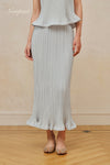 Loira Midi Skirt (Petal Blue)
