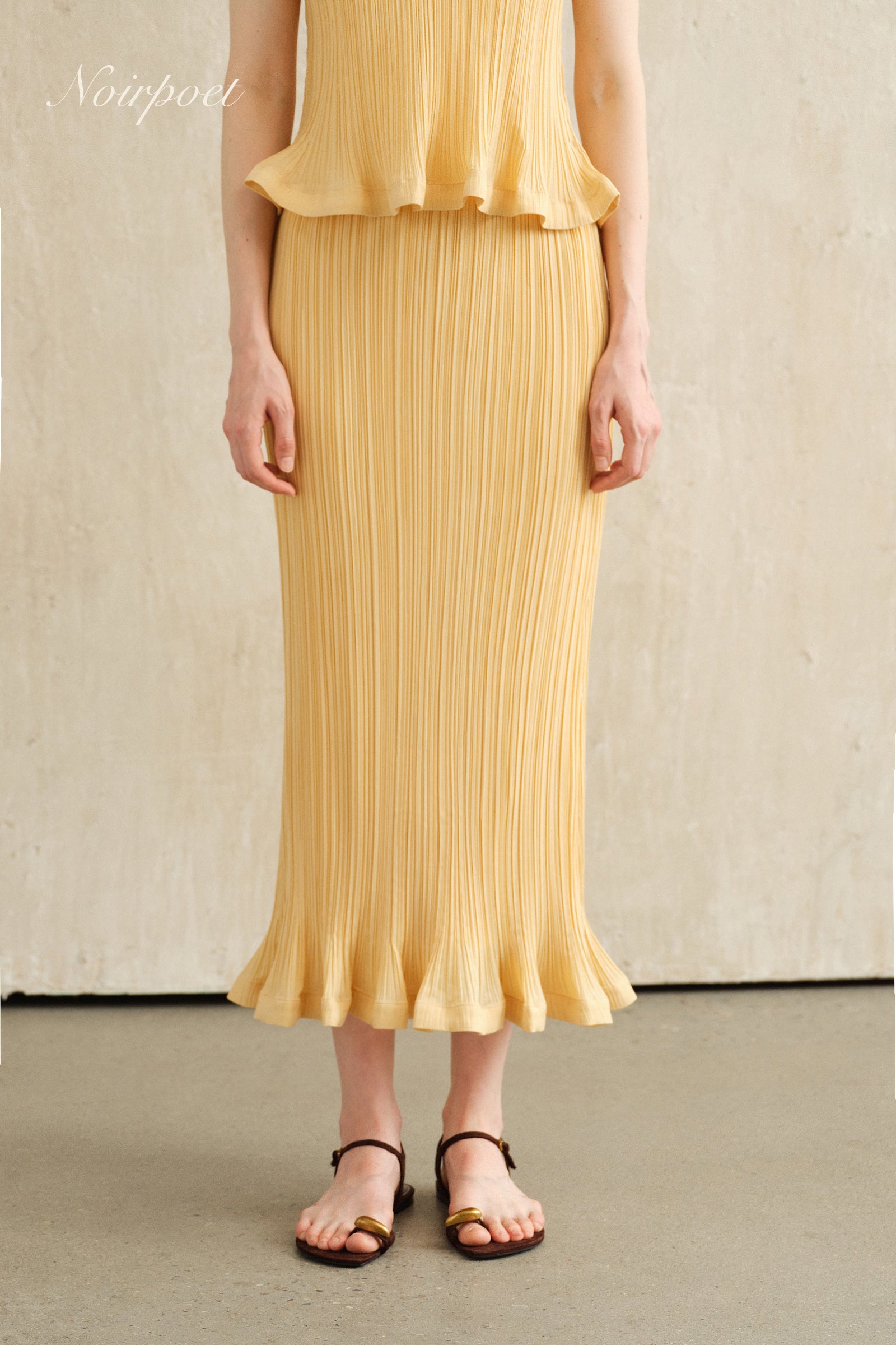 Sorra Midi Skirt (Primrose)
