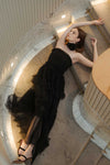 Davernial Tulle Gown (Black)