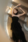 Davernial Tulle Gown (Black)